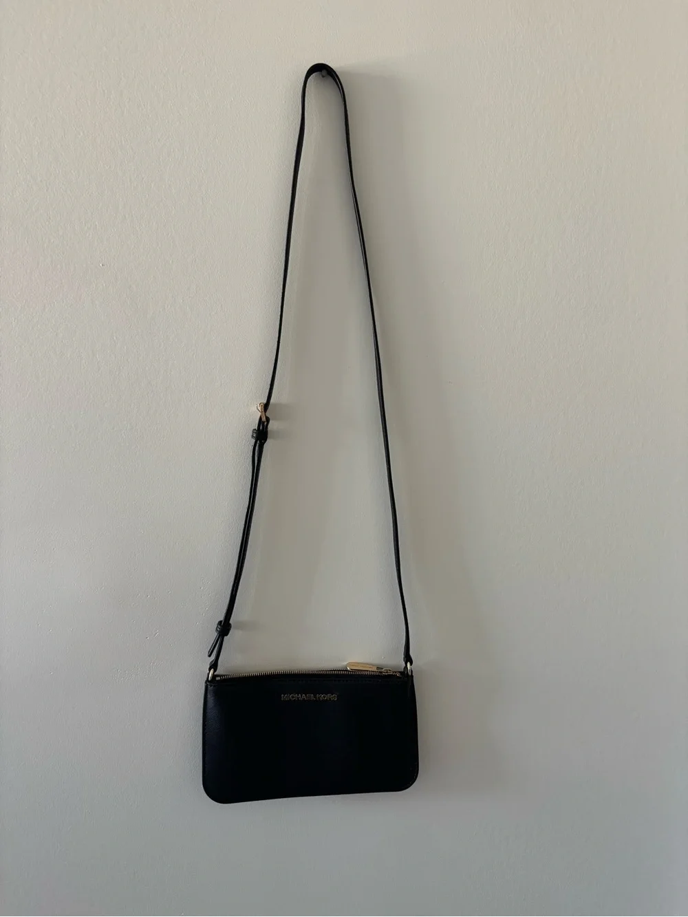 Michael Kors Black Leather Crossbody
